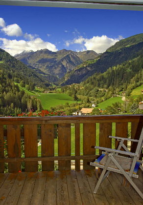 Blick vom Balkon