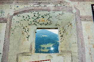 Fenster mit Fresko